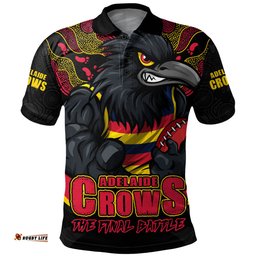 Amazing Aussie Adelaide Crows Final Clash Battle Edition Polo Shirt