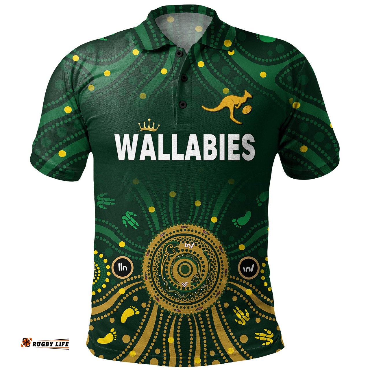 Amazing Aussie Australia Aboriginal Custom Snake Circle And Symbols With Aboriginal Style Polo Shirt