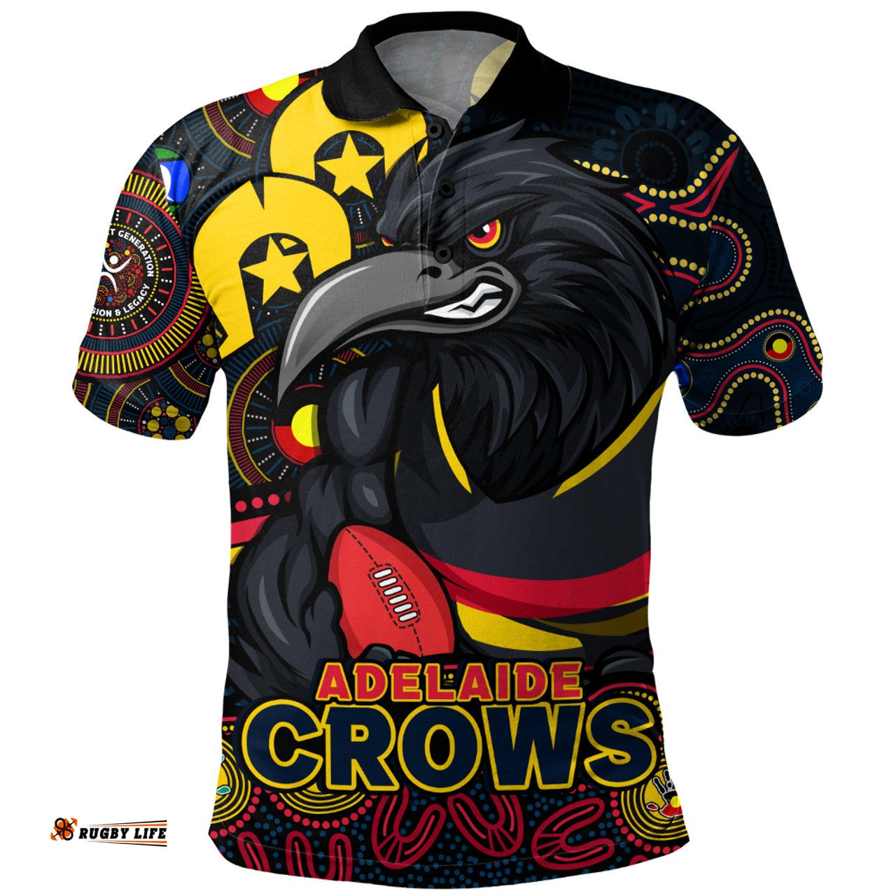 Amazing Aussie Adelaide Crows NAIDOC Spirit Of Country Polo Shirt