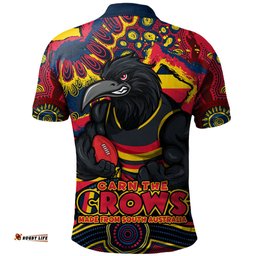 Amazing Aussie Adelaide Crows Blazing Spirit Of Victory Polo Shirt
