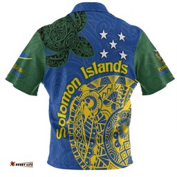 Amazing Aussie Australia South Sea Islanders Proud To Be Solomon Islander In Polynesian Pattern Inspired Polo Shirt