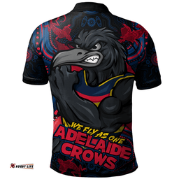 Amazing Aussie Adelaide Crows Spirit Warriors Of The Game Polo Shirt