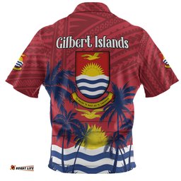 Amazing Aussie Australia South Sea Islanders Gilbert Islands In Polynesian Pattern With Coconut Trees Polo Shirt