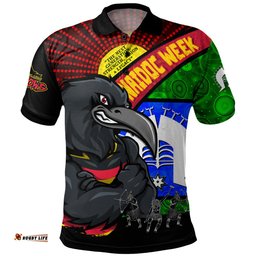 Amazing Aussie Adelaide Crows NAIDOC Week Pride Edition Polo Shirt
