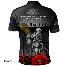 Amazing Aussie Australia Anzac Day Australian Army Memorial Polo Shirt