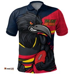 Amazing Aussie Adelaide Crows Defend The Pride Polo Shirt