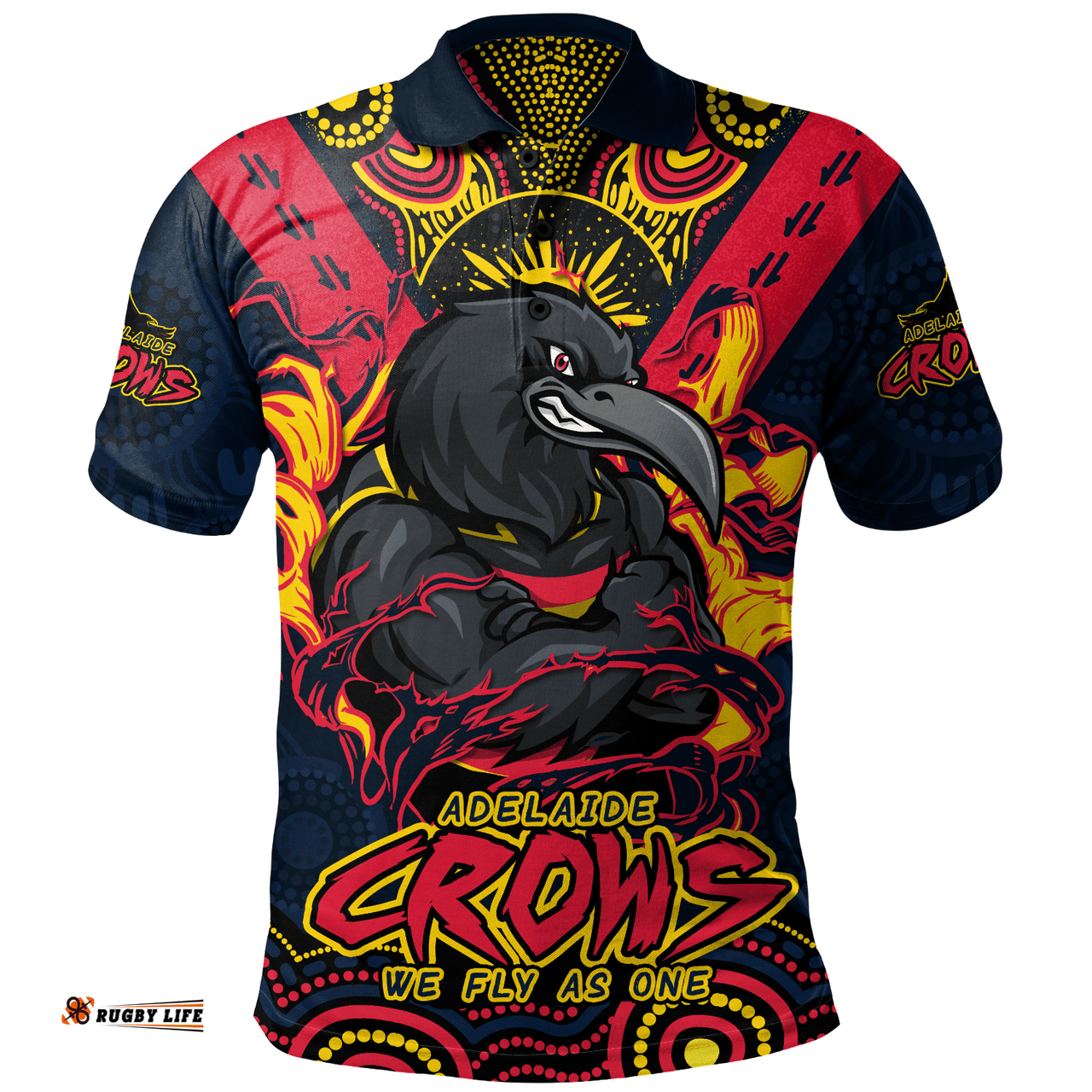Amazing Aussie Adelaide Crows Ripped Legacy of the Game Polo Shirt