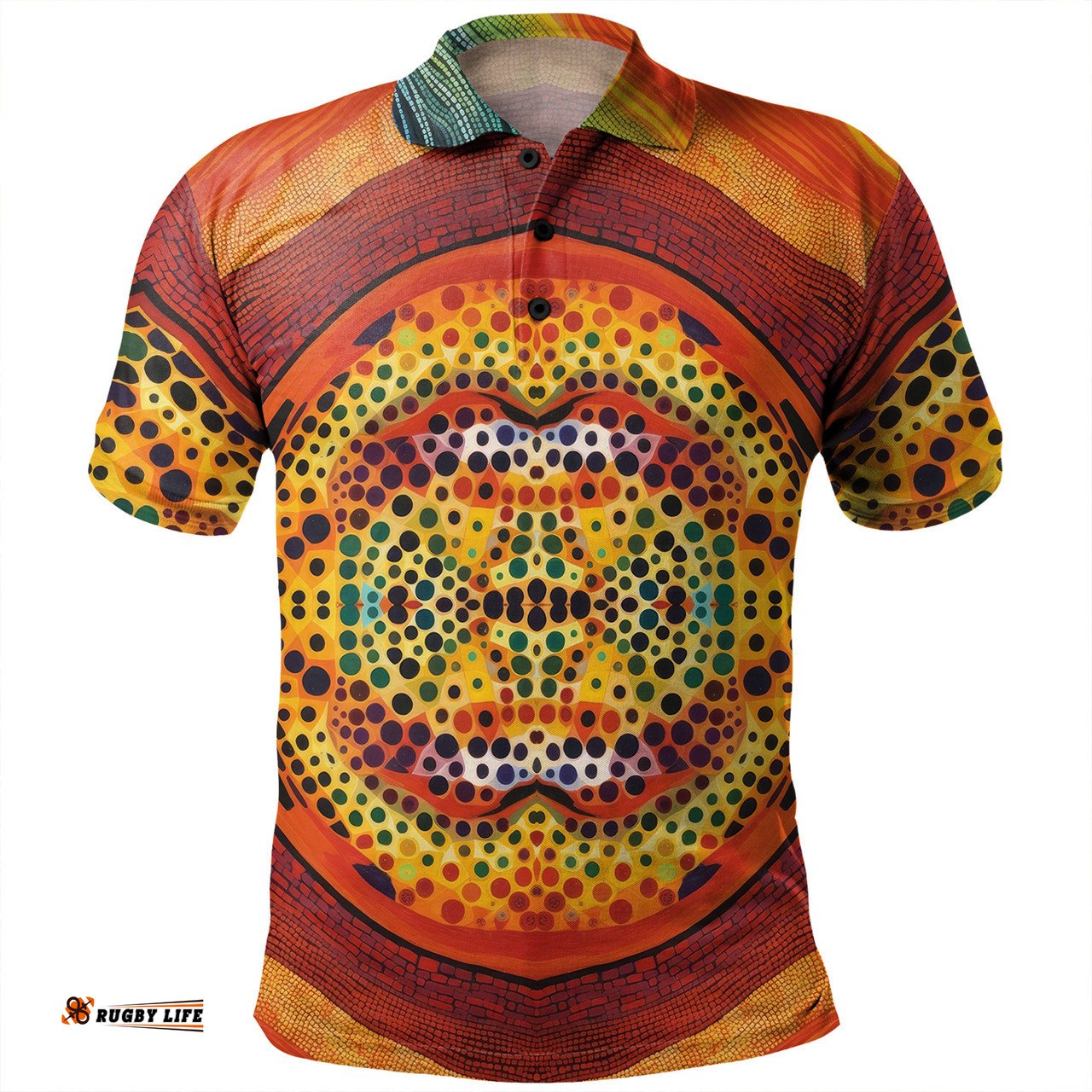 Amazing Aussie Australia Aboriginal Australian Indigenous Aboriginal Art And Dot Painting Techniques Polo Shirt