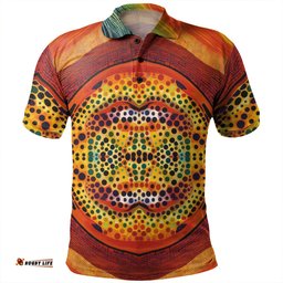 Amazing Aussie Australia Aboriginal Australian Indigenous Aboriginal Art And Dot Painting Techniques Polo Shirt