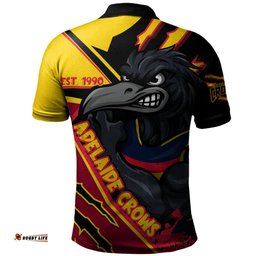 Amazing Aussie Adelaide Crows Battlefield Glory Gear Polo Shirt