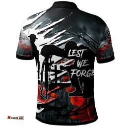 Amazing Aussie Australia Anzac Day The Spirit of Anzac Ver2 Polo Shirt