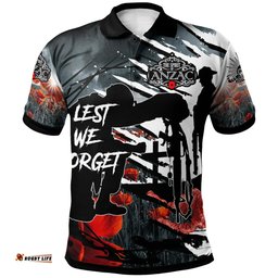 Amazing Aussie Australia Anzac Day The Spirit of Anzac Ver2 Polo Shirt