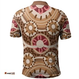 Amazing Aussie Australia Aboriginal Aboriginal Dot Art Style Painting Inspired Polo Shirt