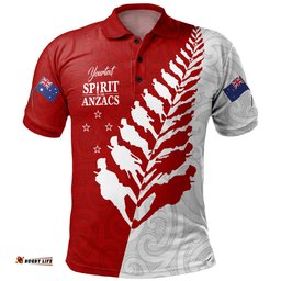Amazing Aussie Australia New Zealand Anzac Day Custom Spirit Of The Anzacs Polo Shirt