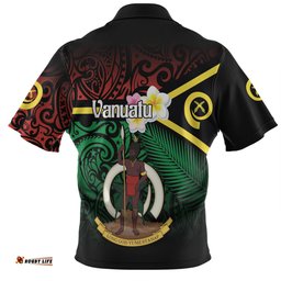 Amazing Aussie Australia South Sea Islanders Vanuatu Special Original Flag In Polynesian Style Polo Shirt