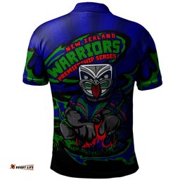 Amazing Aussie New Zealand Warriors Premiership Series Sports Gear Polo Shirt