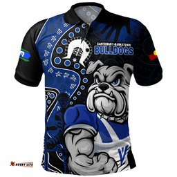 Amazing Aussie Canterbury Bankstown Bulldogs NAIDOC Indigenous Warrior Spirit Polo Shirt