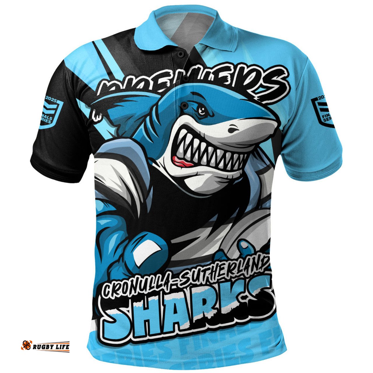 Amazing Aussie Cronulla Sutherland Sharks Chasing Victory 2025 Final Series Pride Polo Shirt