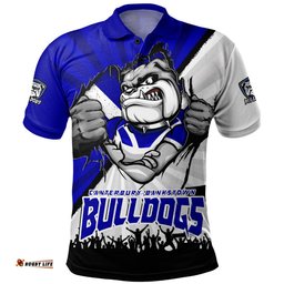 Amazing Aussie Canterbury Bankstown Bulldogs Fearless Soul Series Polo Shirt