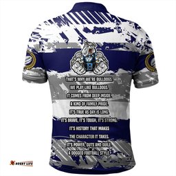 Amazing Aussie Canterbury Bankstown Bulldogs Theme Song Inspired Polo Shirt