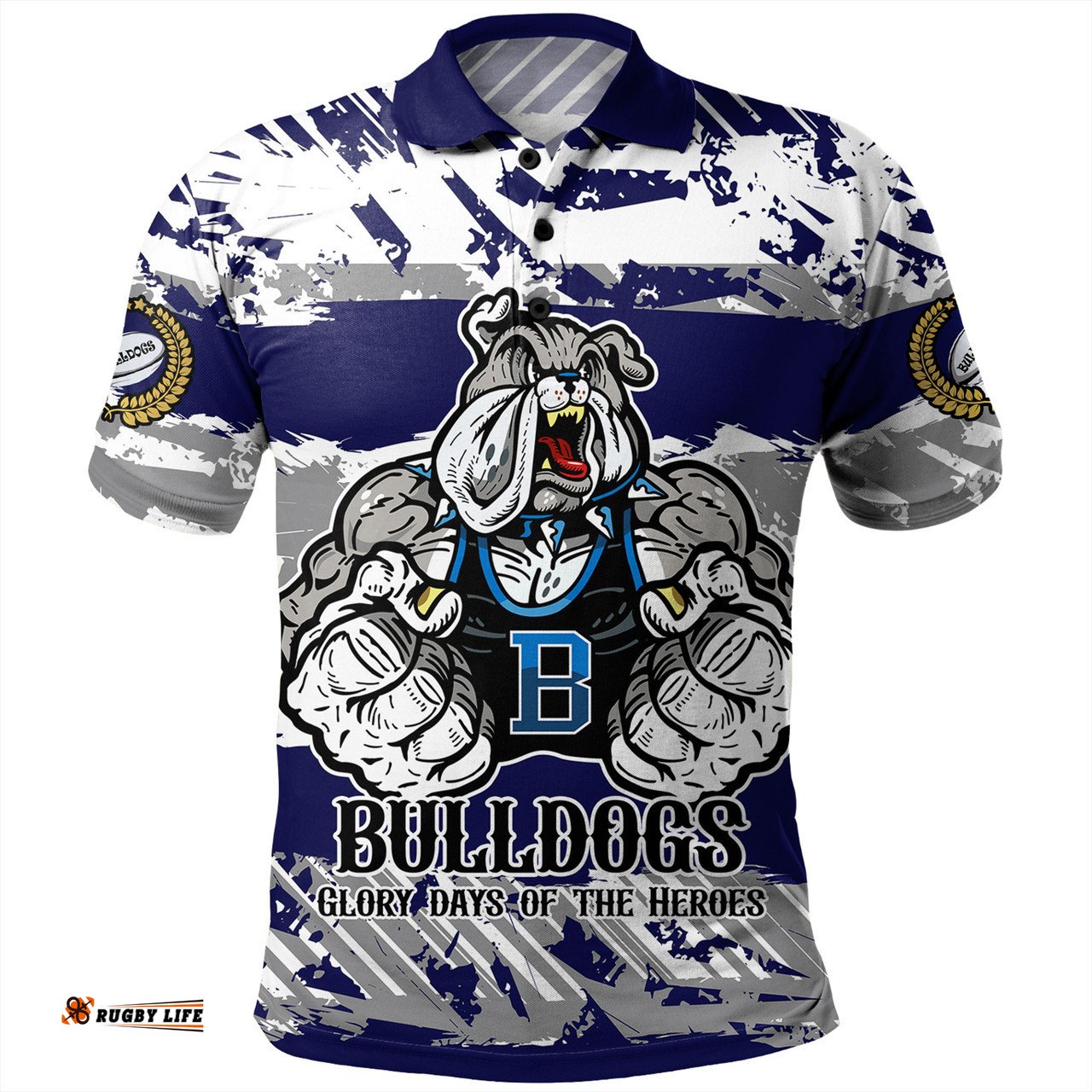 Amazing Aussie Canterbury Bankstown Bulldogs Theme Song Inspired Polo Shirt