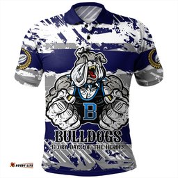 Amazing Aussie Canterbury Bankstown Bulldogs Theme Song Inspired Polo Shirt