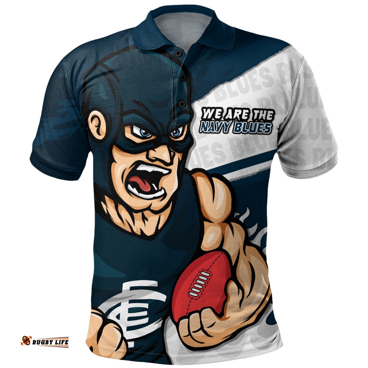 Amazing Aussie Carlton Defend The Pride Polo Shirt