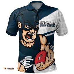 Amazing Aussie Carlton Defend The Pride Polo Shirt