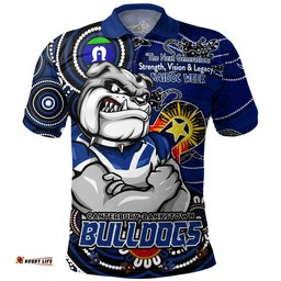 Amazing Aussie Canterbury Bankstown Bulldogs Spirit Of NAIDOC Series Polo Shirt