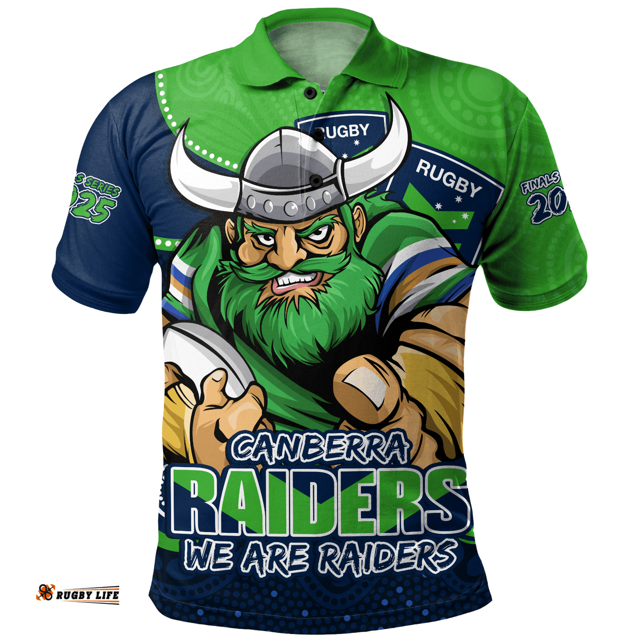 Amazing Aussie Canberra Raiders Battle For Glory Rugby Finals Edition Polo Shirt