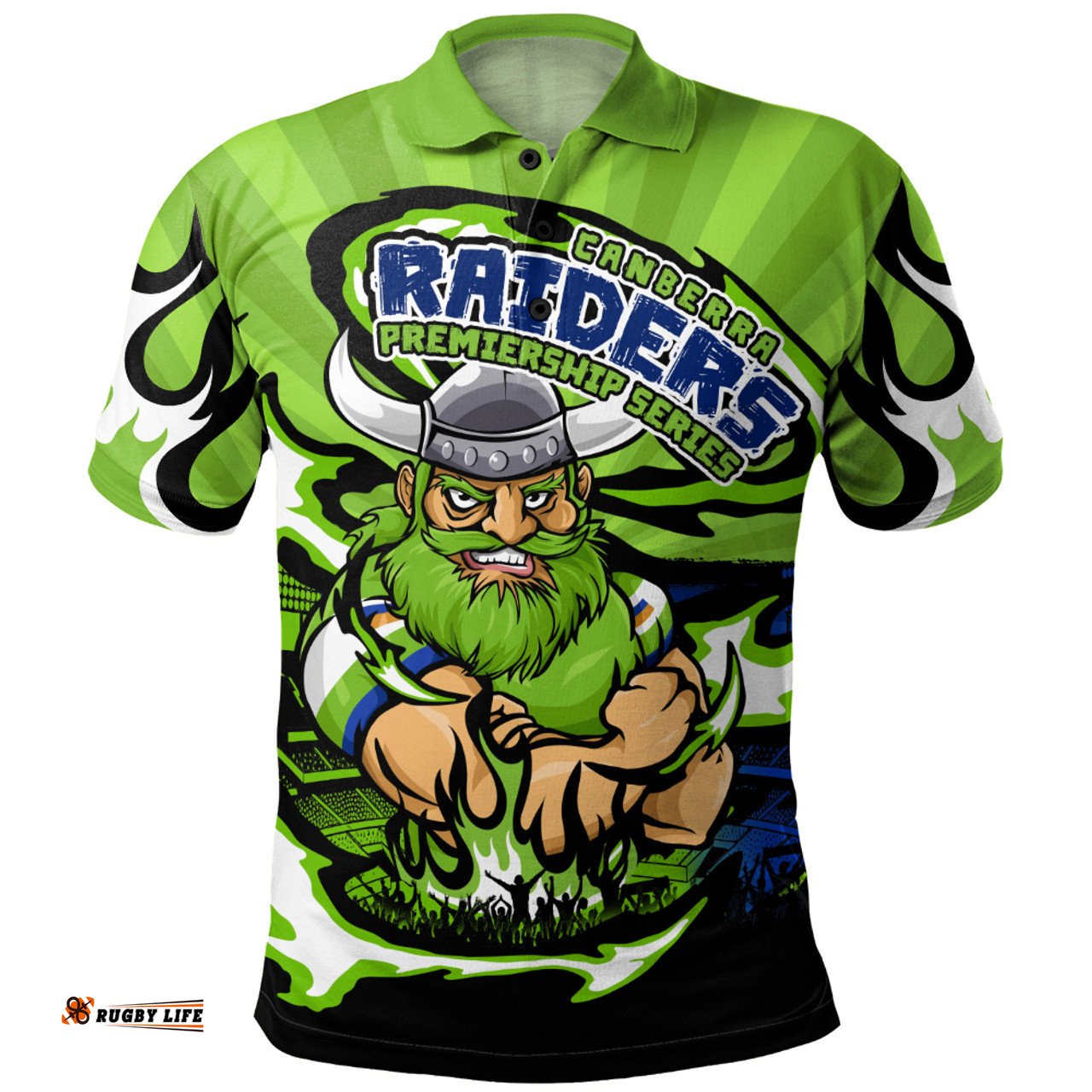 Amazing Aussie Canberra Raiders Premiership Series Sports Gear Polo Shirt