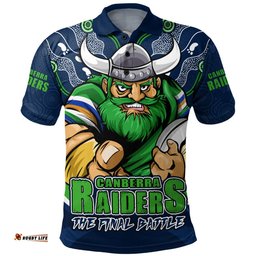 Amazing Aussie Canberra Raiders Final Clash Battle Edition Polo Shirt