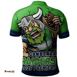 Amazing Aussie Canberra Raiders Unleash Power In The Ultimate Battle Polo Shirt
