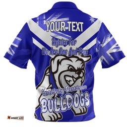 Amazing Aussie Canterbury Bankstown Bulldogs Happy Australia Day We Are One And Free Polo Shirt