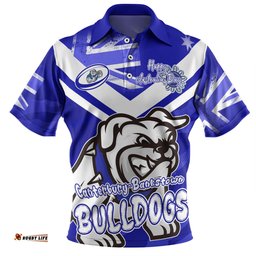 Amazing Aussie Canterbury Bankstown Bulldogs Happy Australia Day We Are One And Free Polo Shirt