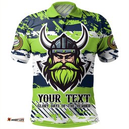 Amazing Aussie Canberra Raiders Theme Song Inspired Polo Shirt