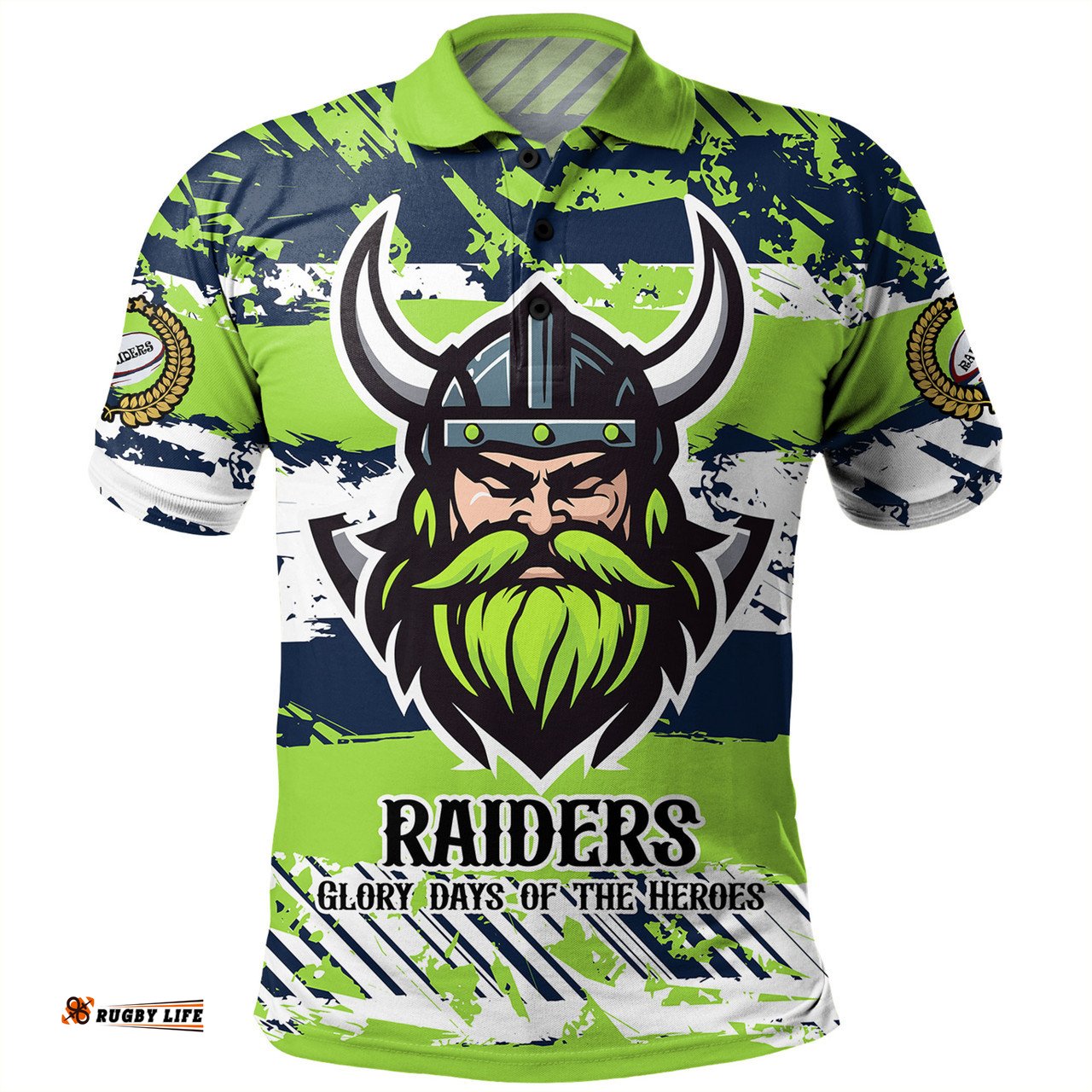 Amazing Aussie Canberra Raiders Theme Song Inspired Polo Shirt