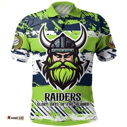 Amazing Aussie Canberra Raiders Theme Song Inspired Polo Shirt
