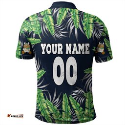Amazing Aussie Canberra Raiders Custom Tropical Patterns Canberra Raiders Polo Shirt