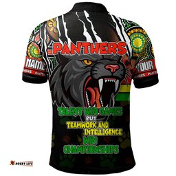 Amazing Aussie Penrith Panthers Custom Talent Win Games But Teamwork And Intelligence Win Championships With Aboriginal Style Polo Shirt