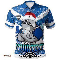 Amazing Aussie Canterbury Bankstown Bulldogs Christmas Custom Canterbury Bankstown Bulldogs Aboriginal Inspired Christmas Polo Shirt