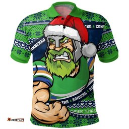 Amazing Aussie Canberra Raiders Ugly Knit Style For Christmas Game Fans Polo Shirt
