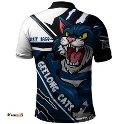 Amazing Aussie Geelong Cats Battlefield Glory Gear Polo Shirt