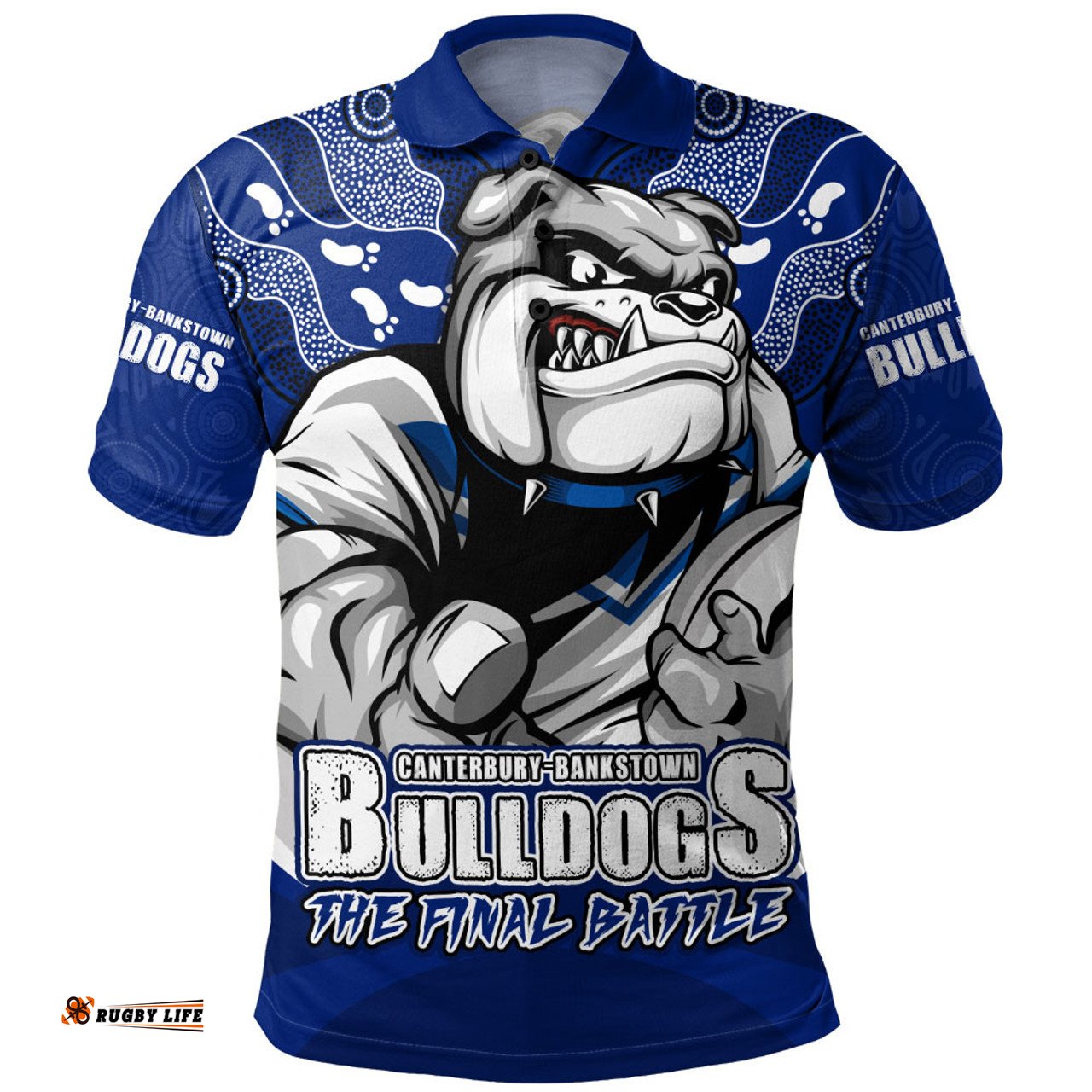 Amazing Aussie Canterbury Bankstown Bulldogs Final Clash Battle Edition Polo Shirt