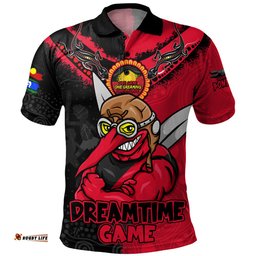 Amazing Aussie Essendon Dreamtime Warriors Of Culture Polo Shirt