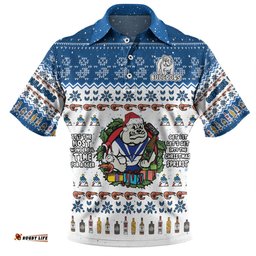 Amazing Aussie Canterbury Bankstown Bulldogs Christmas Custom Chrissie Spirit Polo Shirt