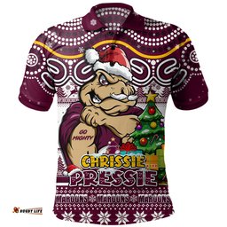 Amazing Aussie Queensland Maroons Aussie Ugly Christmas For Die Hard Fan Supporters Polo Shirt