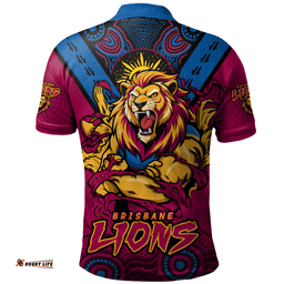 Amazing Aussie Brisbane Lions Ripped Legacy of the Game Polo Shirt
