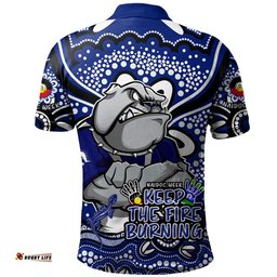 Amazing Aussie Canterbury Bankstown Bulldogs Aboriginal Inspired Naidoc Week Custom For Die Hard Fan Supporters Polo Shirt