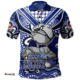 Amazing Aussie Canterbury Bankstown Bulldogs Aboriginal Inspired Naidoc Week Custom For Die Hard Fan Supporters Polo Shirt